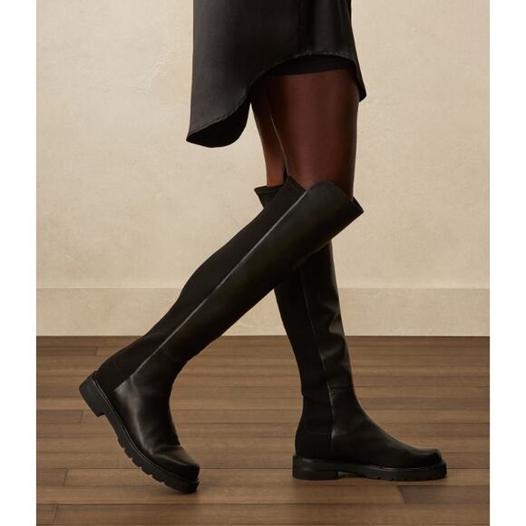 Stuart Weitzman 5050 Lift Boots - Picture 1 of 12